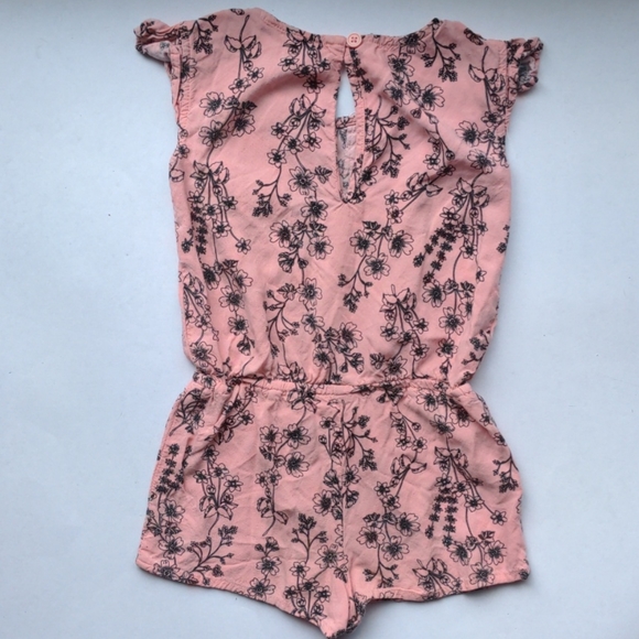 XS 4T Pink Floral Onesie Short Childrens Place - Picture 6 of 10
